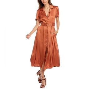 WeWoreWhat Collar Belter Dress